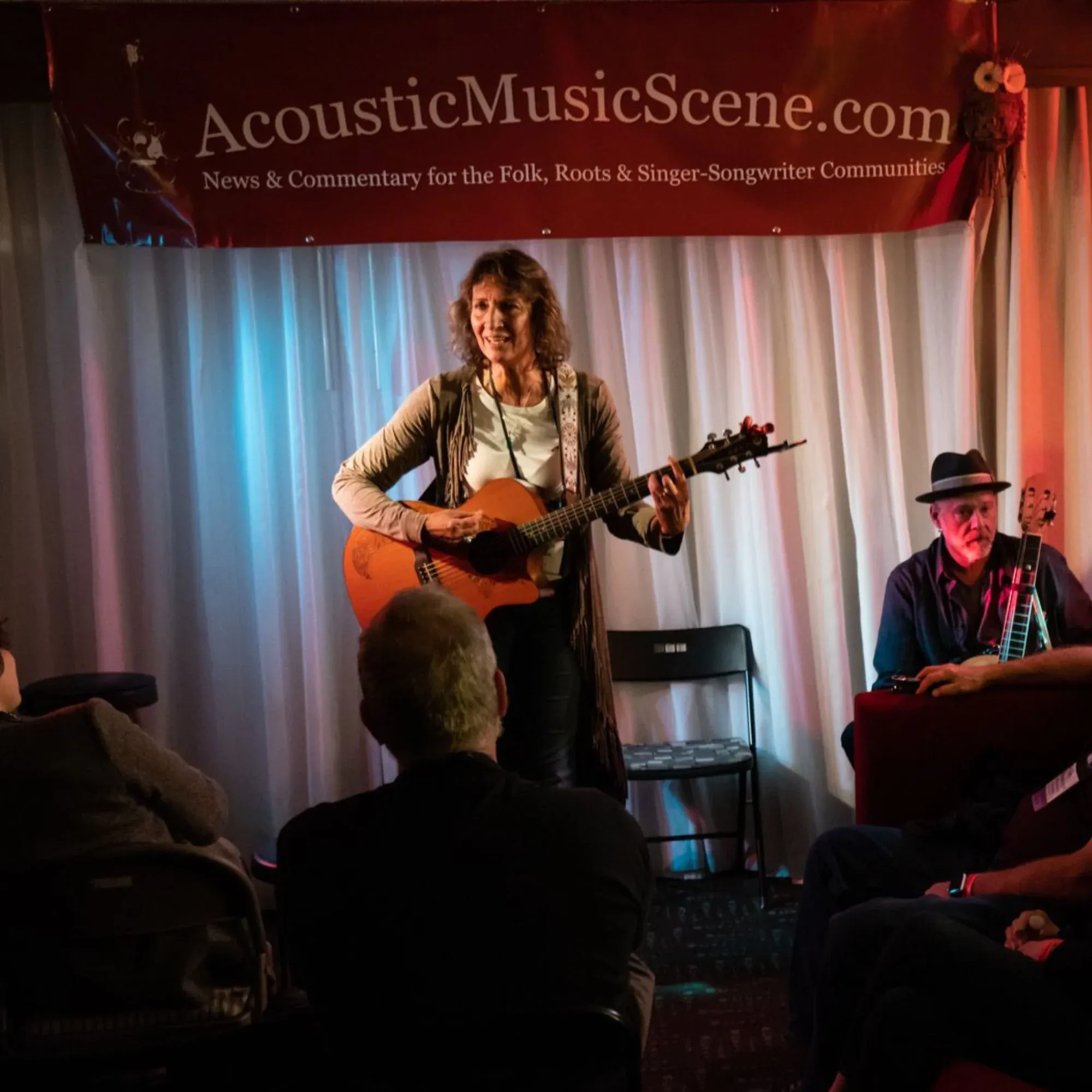 Andrea Randa performing an original song live